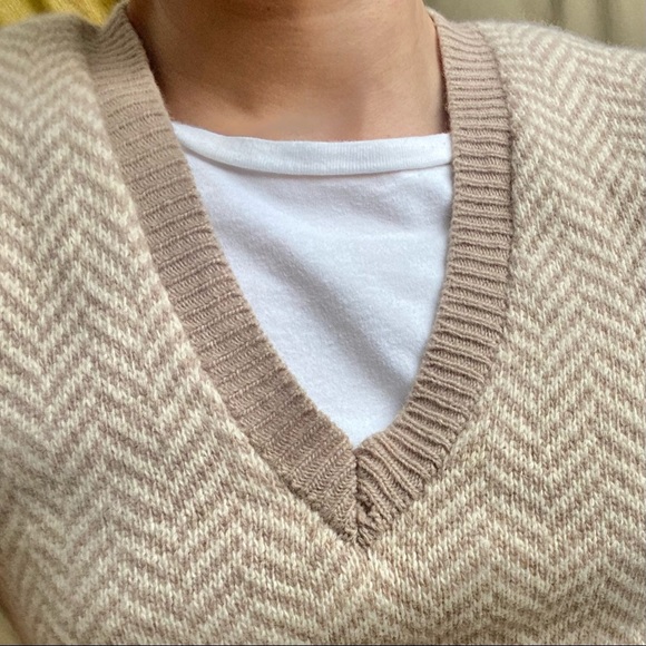 🚫SOLD🚫 The Milk Chocolate Sweater Vest 🧸 - Picture 4 of 4